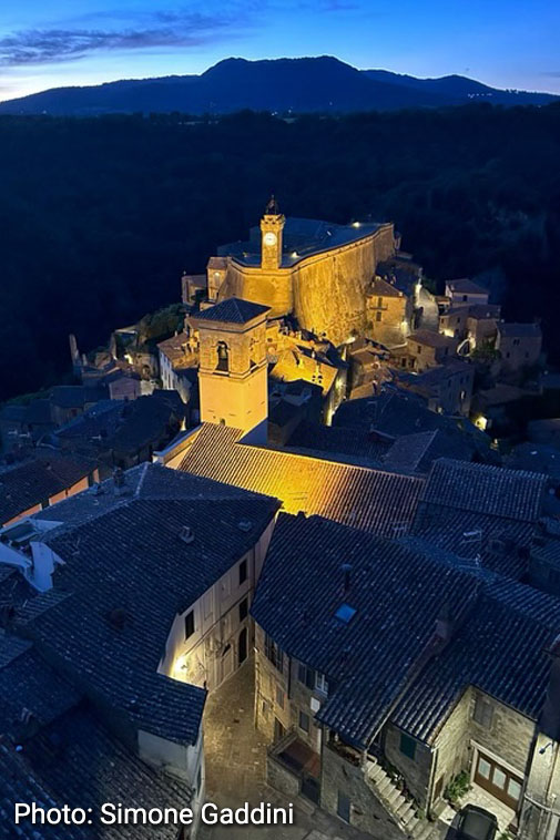 Sorano at dusk